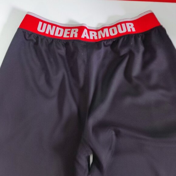 Under Armour Warm-up jogger women's size XL black red design lightweight - Picture 5 of 14